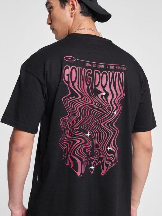 Boldbasics – Going Down Printed Regular fit T-shirt for Men