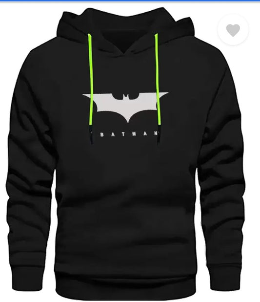 Bold basics -  Men Super Soft Batman Fleece Hoodie