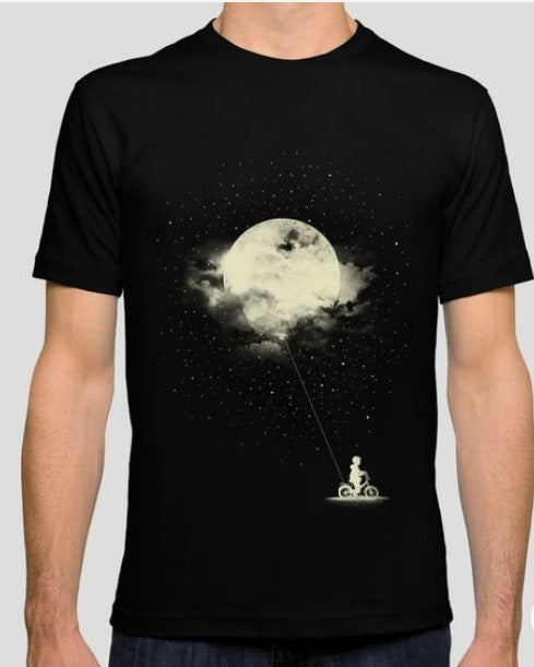 Boldbasics –  Moon Night Printed Regular fit T-shirt for Men