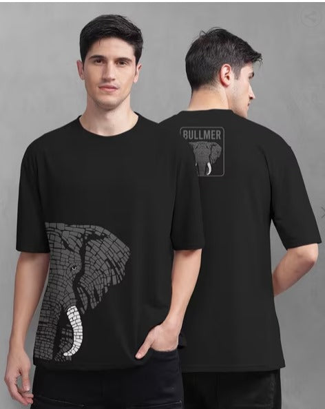 Boldbasics – Elephant Block Printed Regular fit T-shirt for Men