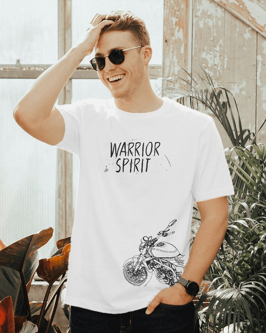 Boldbasics – Warrior Spirit Men's Printed Regular Fit T-Shirt